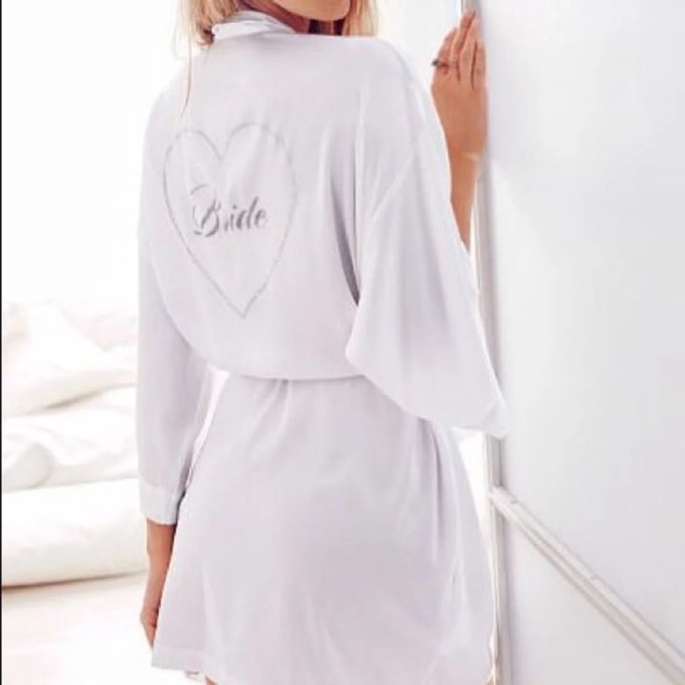 Victoria’s Secret Satin Bride Wedding Robe